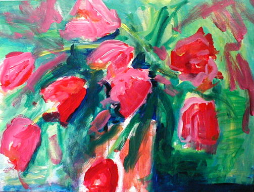 Titel: Tulips, Kunstenaar: d'Haeseleer, Philippe